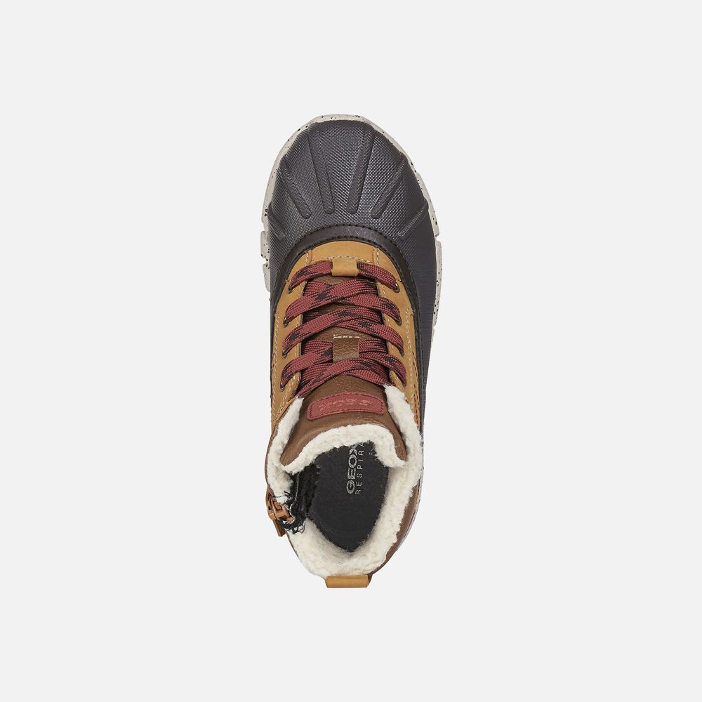 Geox Erkek Çocuk Bot Kahverengi - Flexyper Abx - TVO-021794